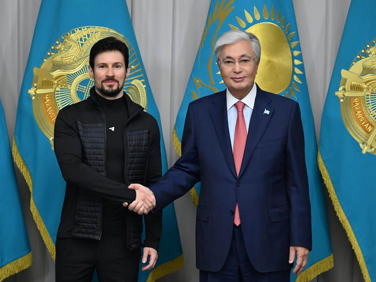 Касым-Жомарт Токаев принял основателя Telegram Павла Дурова