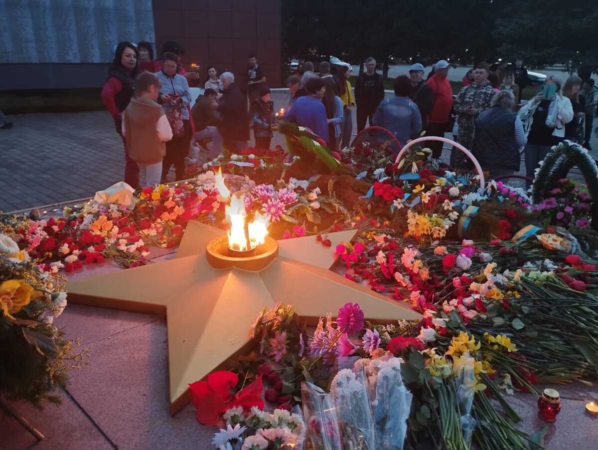 В Риддере прошла акция «Зажги свечу»