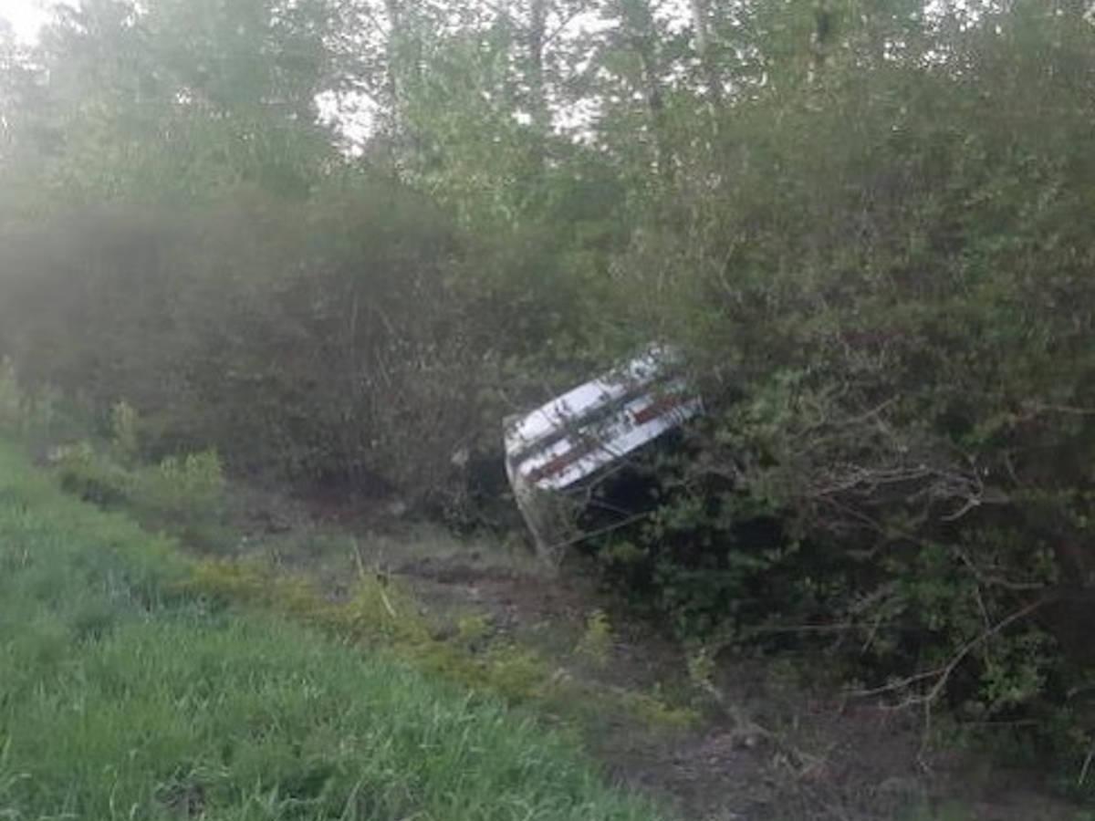 На трассе Усть-Каменогорск — Риддер опрокинулся автомобиль