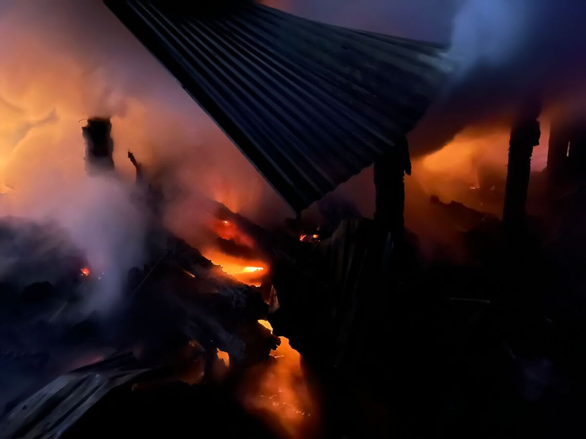 В ВКО при пожаре погиб мужчина