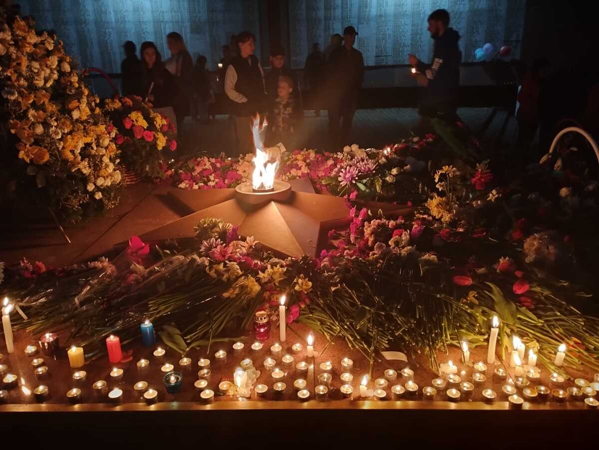 В Риддере прошла акция «Зажги свечу»