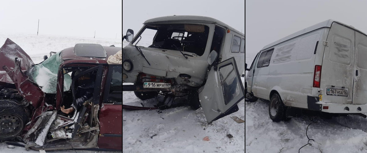 В ДТП на трассе Семей — граница РФ один человек погиб, четверо получили травмы