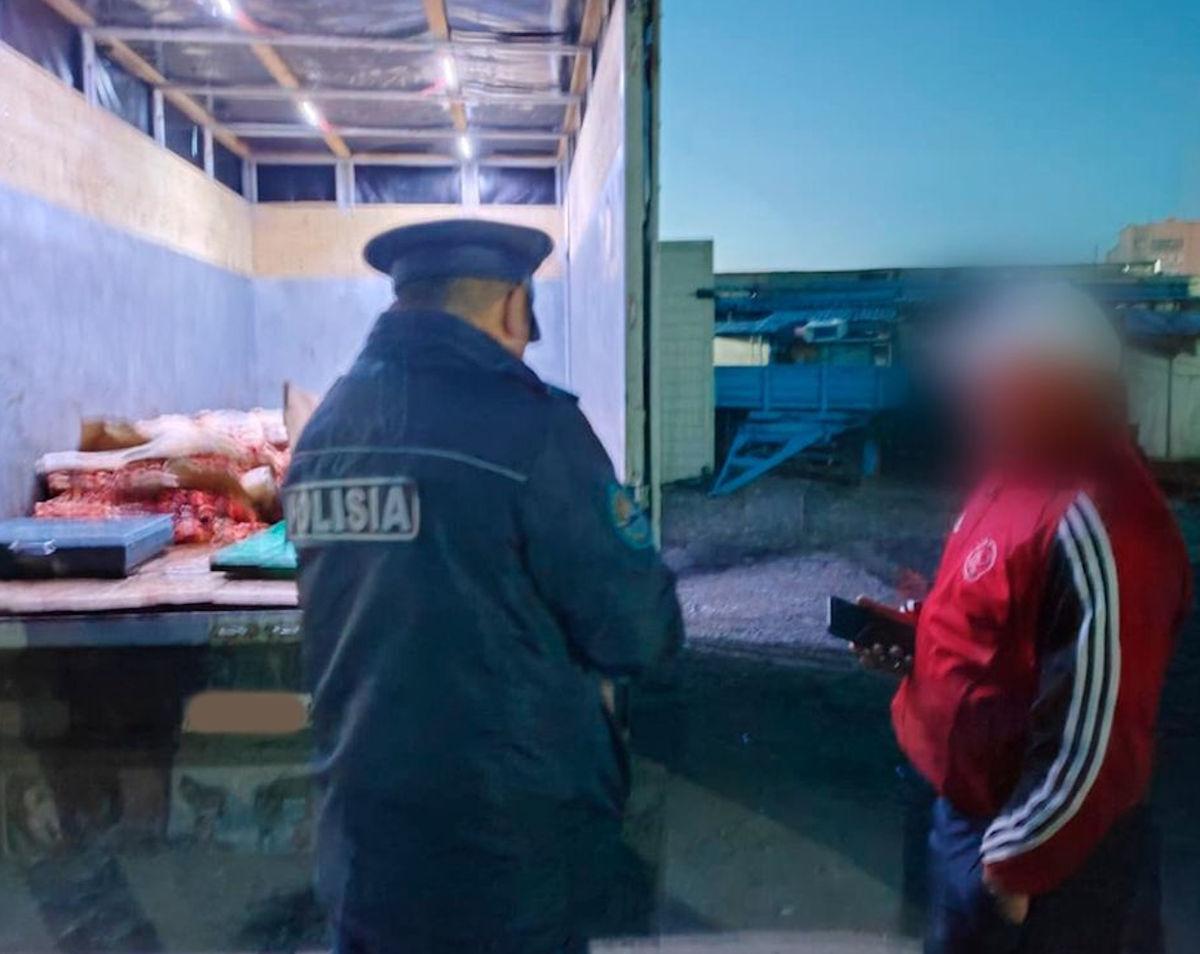 Полицейские Усть-Каменогорска проводят рейды в местах продажи мяса