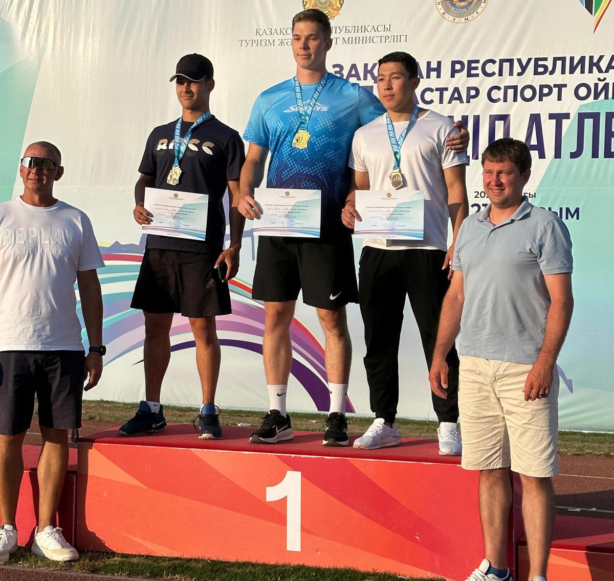 Спортсмен из Усть-Каменогорска завоевал золото на VI Республиканских молодежных играх
